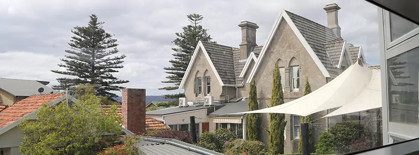 Glenview exterior showing the original house