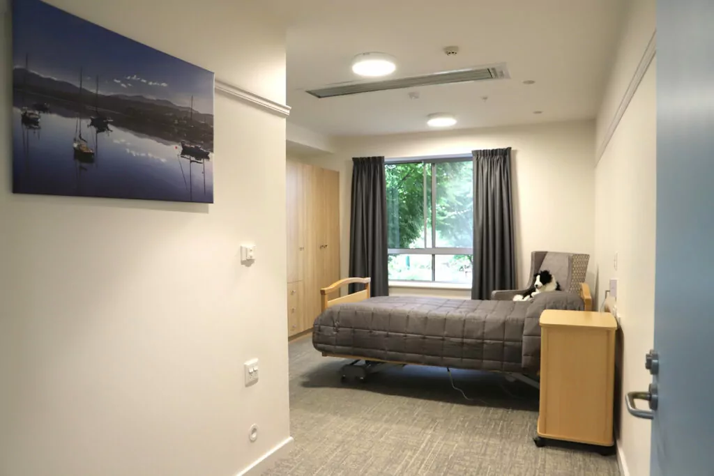 One of the nine bedrooms in Waratah.